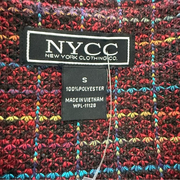 NYCC Plaid Pattern Jacket/Blazer Size Small NWT - Picture 5 of 5